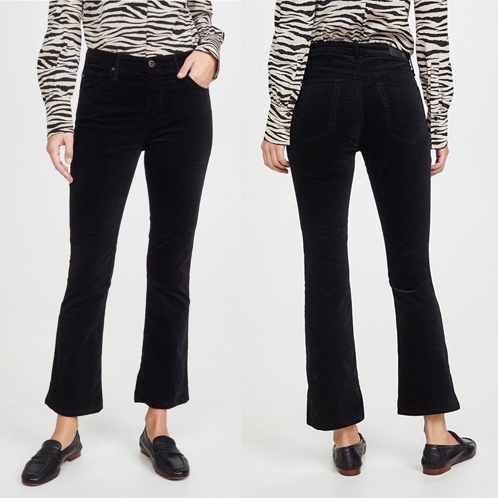 AG The Jodi Velvet Crop Pants